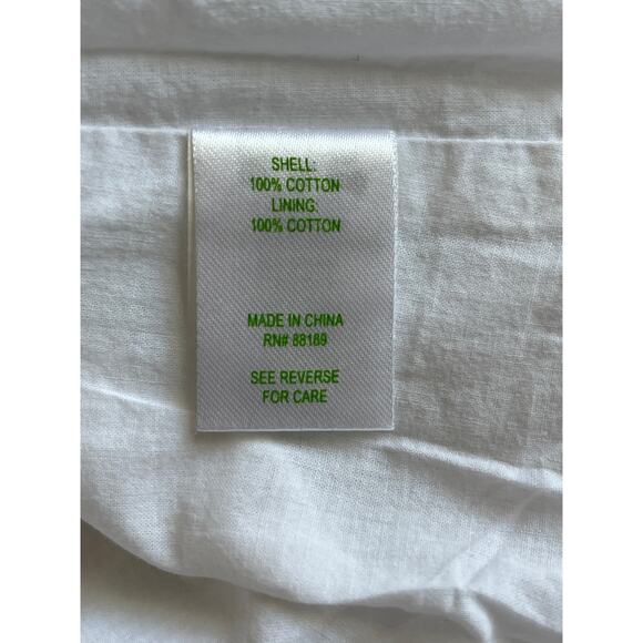 LILLY PULITZER Wesley White Zip It Panel Embroidery Strapless Dress - Picture 6 of 7